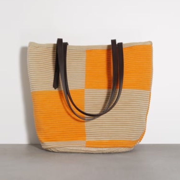 Zara Bags Nwt Zara Fabric Tote Shopper Bag Purse Medium Poshmark